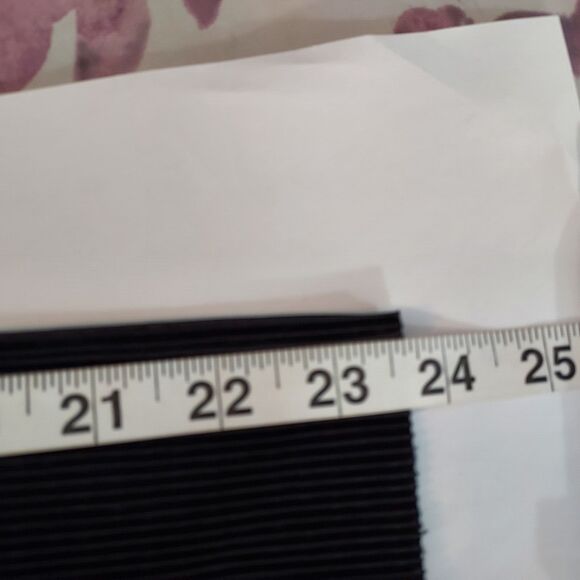 Vejaiz Designs Tunic Top Womens Size 4XL Mini Pleats Black Stretch Long Sleeves - Picture 10 of 11